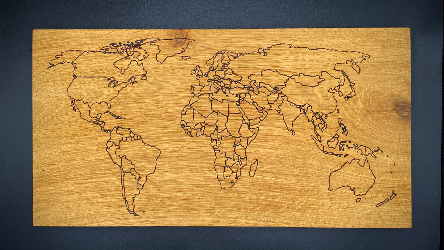 Tableau Carte du monde (pays)
